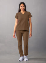 طقم ادار نسائي لون بني