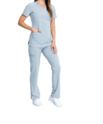 ⁦طقم ديكيز نسائي رصاصي فاتح⁩ - الصورة ⁦4⁩